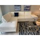 Vegan Leather Sofa Sectional White