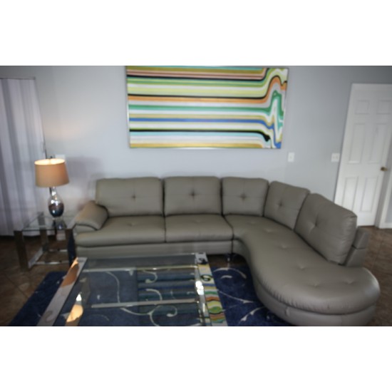 Gray Withstandwear Sectional With Chaise