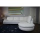 White Withstandwear Sofa Sectional and Chaise