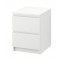 Contemporary Nightstand White