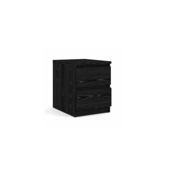 Contemporary Nightstand Black